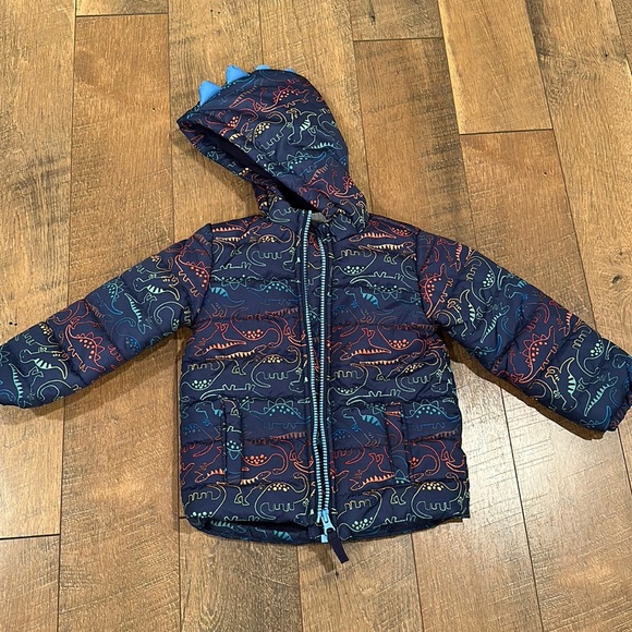 Little Me Jackets & Coats Hpdinosaur Puffer Coat Poshmark